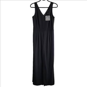 Elegant Black Sleeveless Jumpsuit Dress MELANIE LYNE New With Tags Size 4